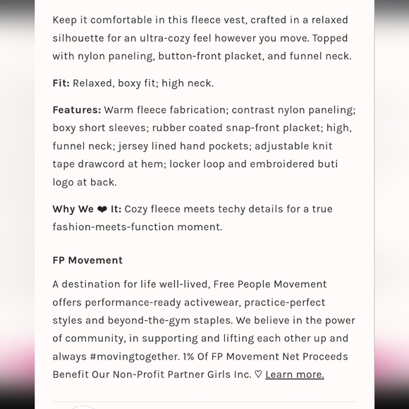 Free People Scout It Out Fleece Vest - Picture 4 of 4